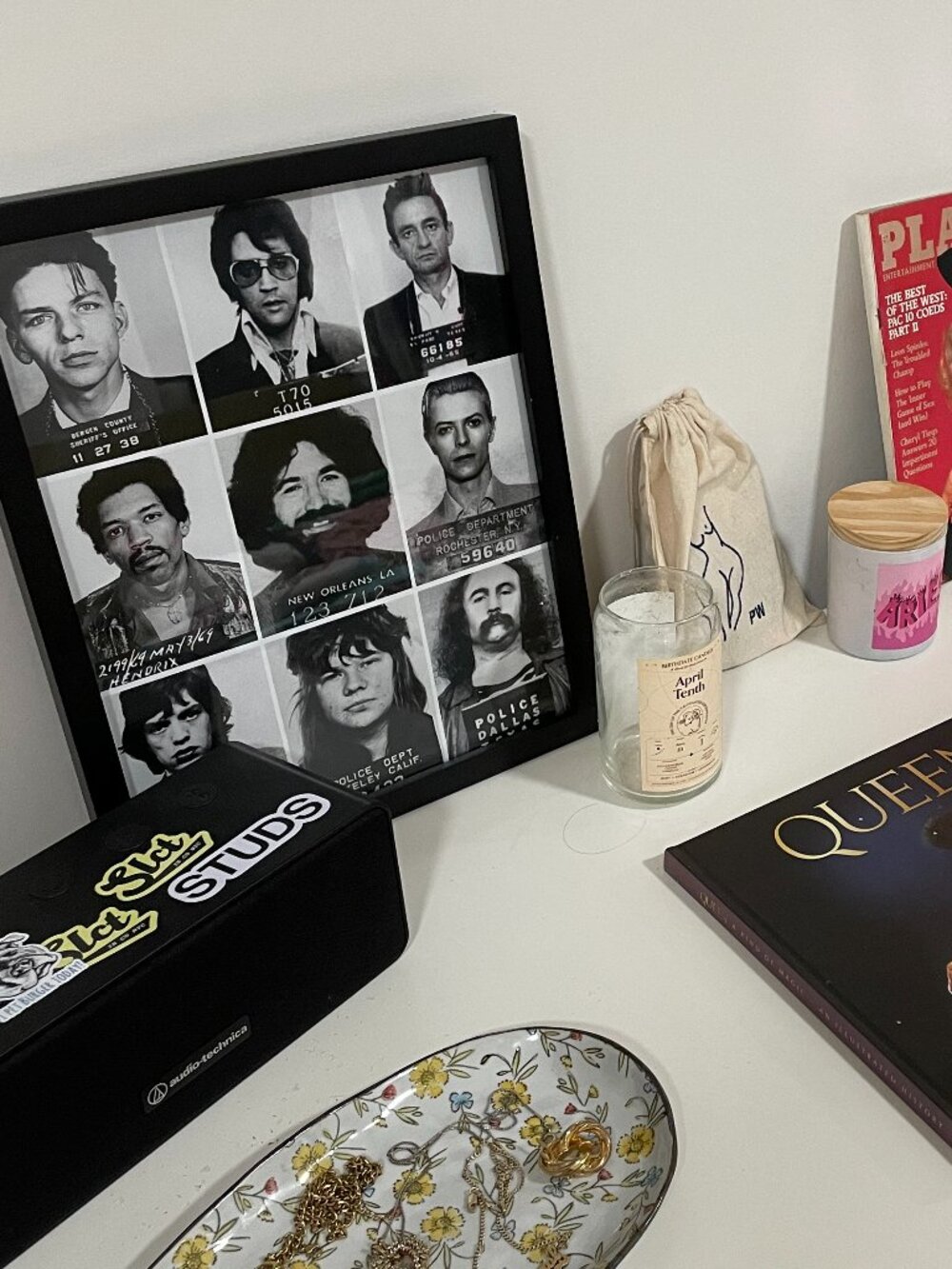 FRAMED MUSICIAN MUGSHOTS POSTER